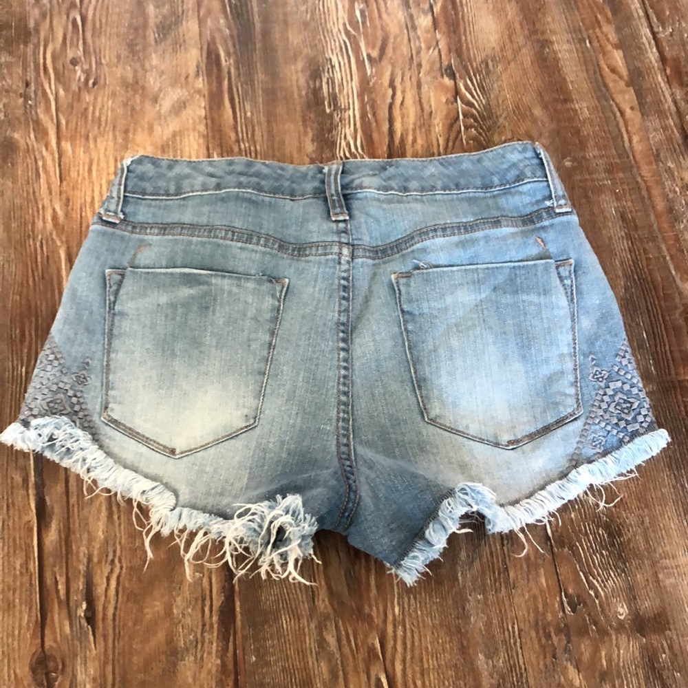 High Rise Jean Shorts - Picture 3 of 3
